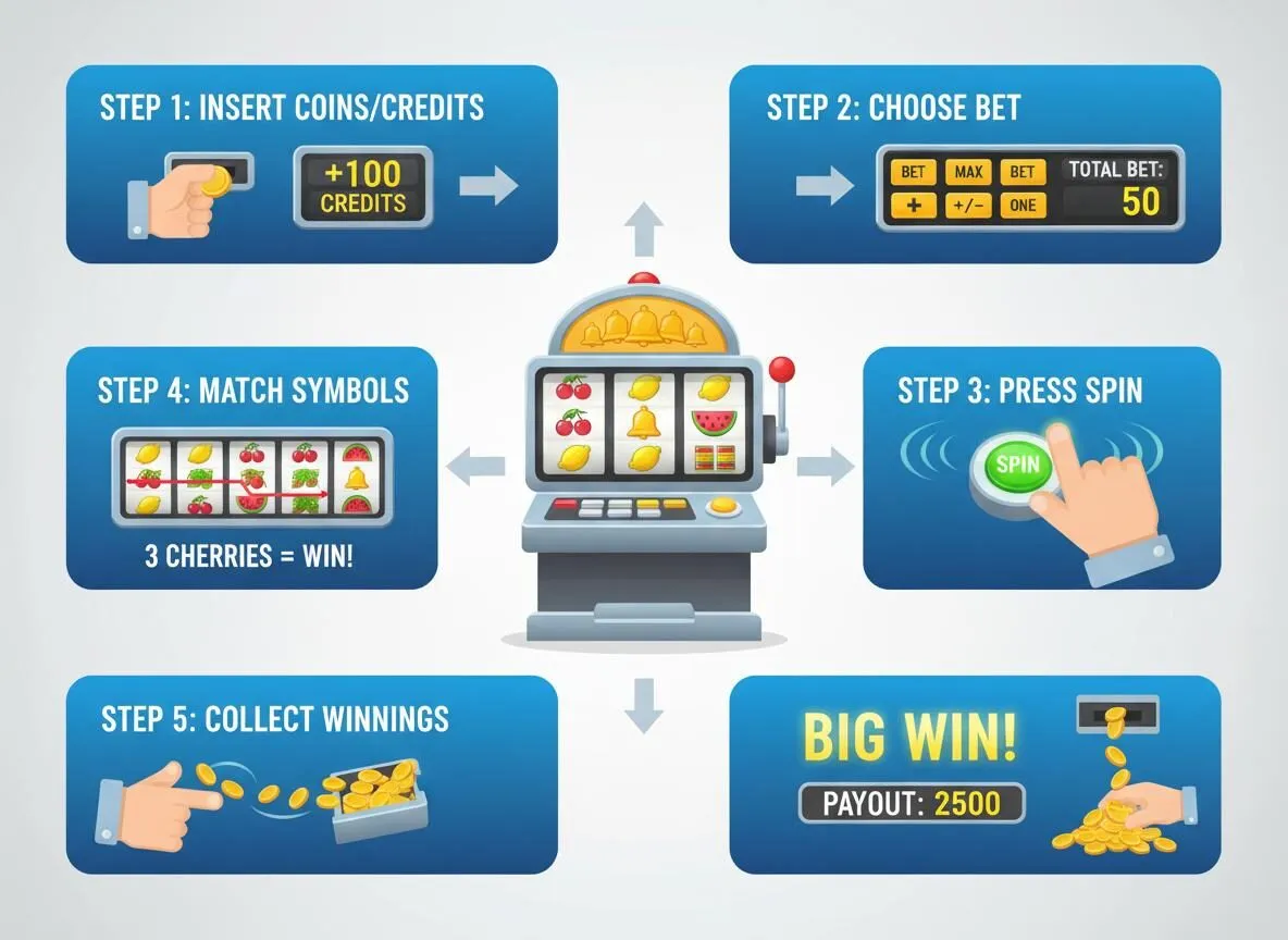 Hướng dẫn chi tiết cách chơi slot qua từng bước